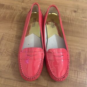 Michael Kors Women's Patent Leather Pink Loafers